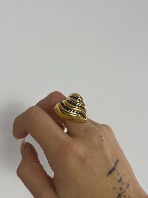 ANILLO MAXI CORAZÓN ACERO