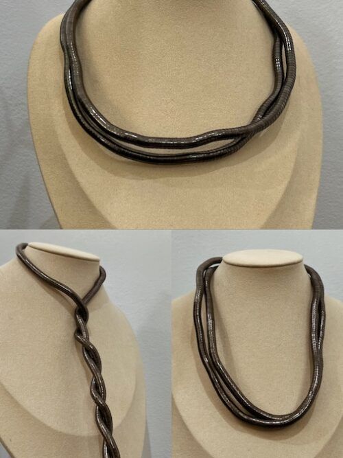 COLLAR SEMIRÍGIDO PLATEADO