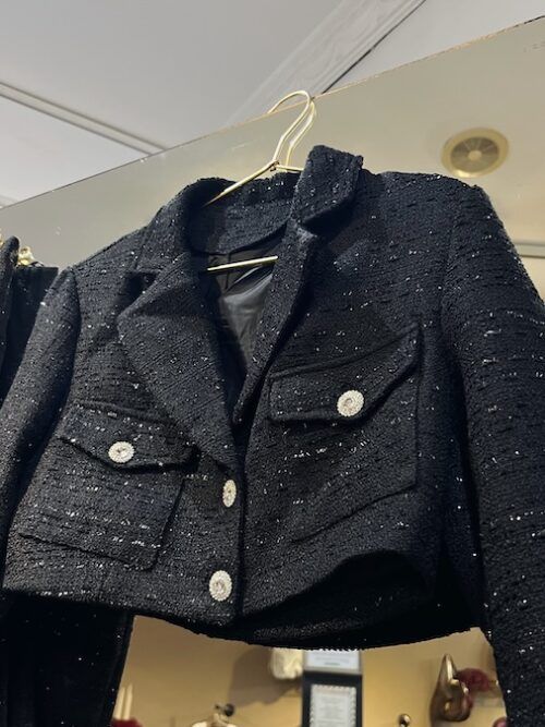 CHAQUETA TWEED CROPP