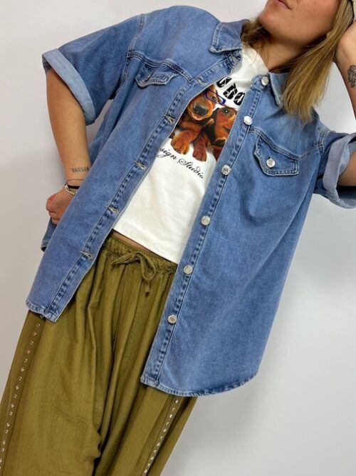 SOBRECAMISA DENIM OVER