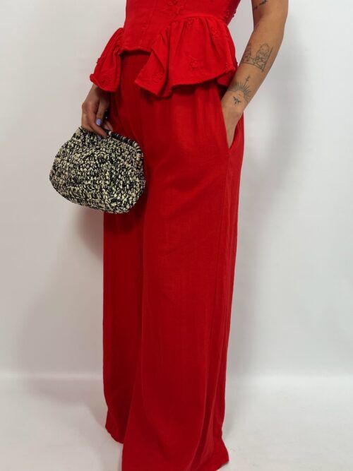 PANTALÓN 100% LINO RED