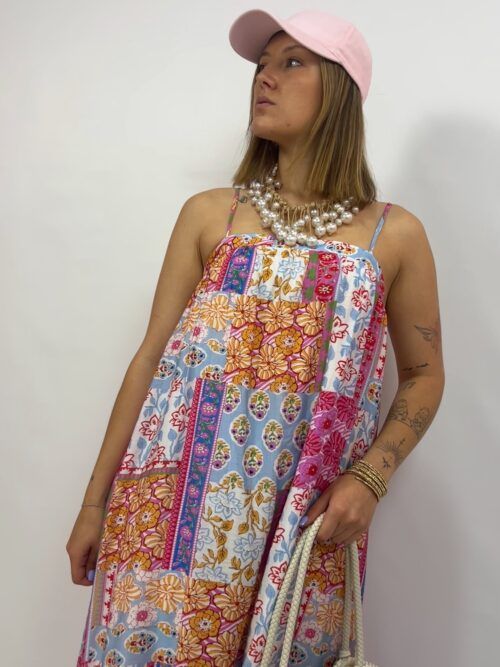VESTIDO LARGO COLOUR AGATHA