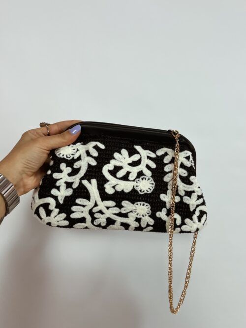BOLSO MANO RAFIA & BORDADOS