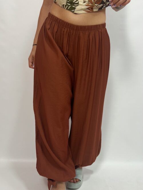 PANTALÓN BOMBACH TEJA
