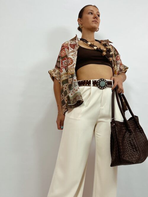 PANTALÓN PINZAS PREMIUM BEIGE