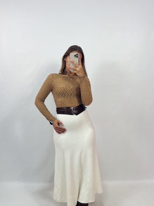 FALDA PUNTO MIDI B.ROTO