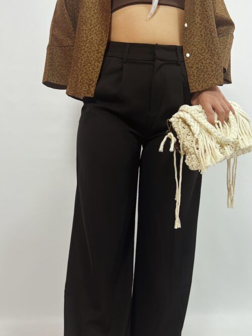 PANTALÓN PINZAS PREMIUM BLACK