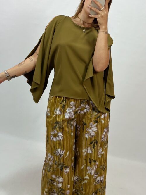 PANTALÓN OLIVIA MOSTAZA