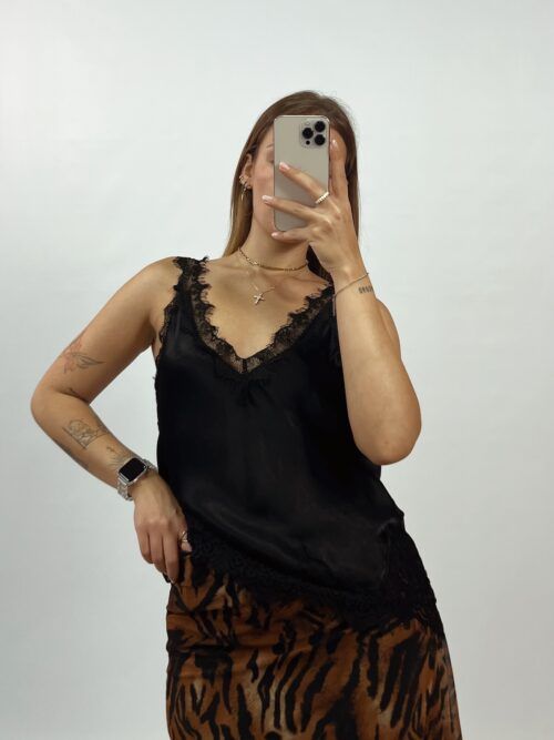 BLUSA ENCAJE SATÉN