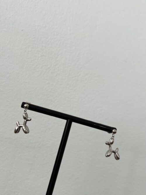 PENDIENTES DOG ACERO