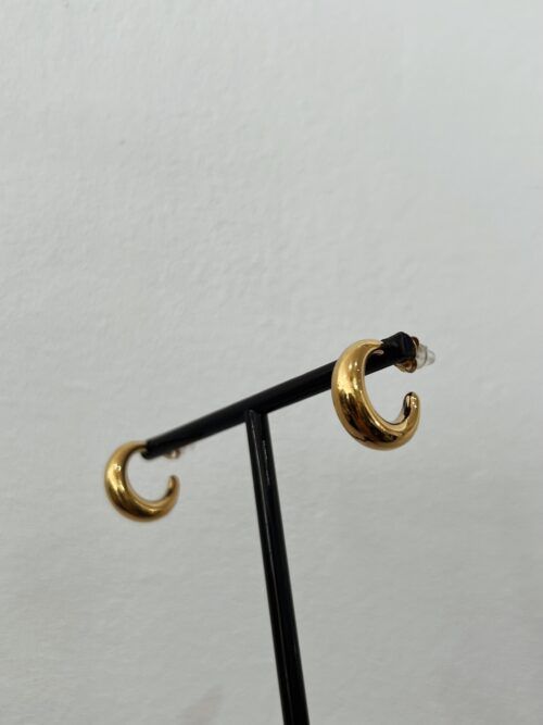 PENDIENTES ARO ECLIPSE ACERO