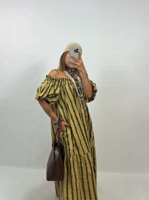 MAXI VESTIDO LINEAL GREEN