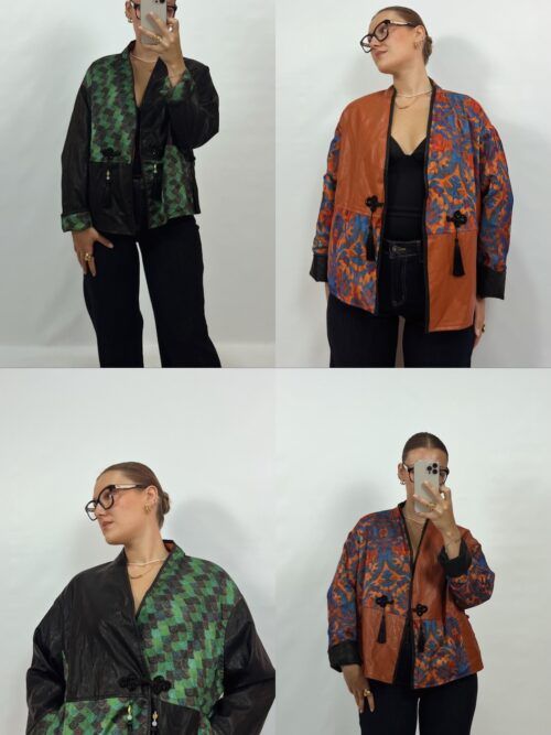CHAQUETA JAPO POLIPIEL&SEDA REVERSIBLE