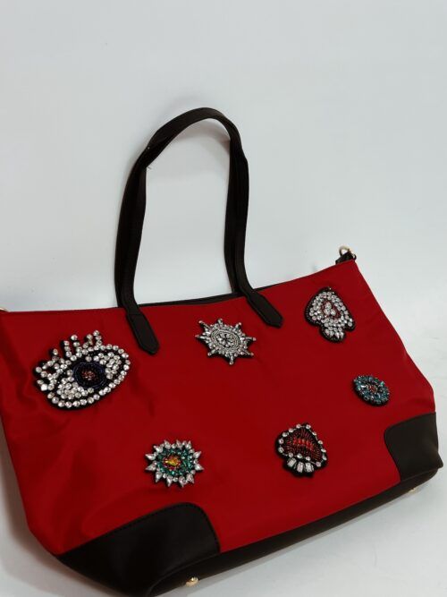 BOLSO NYLON RED BRILLOS
