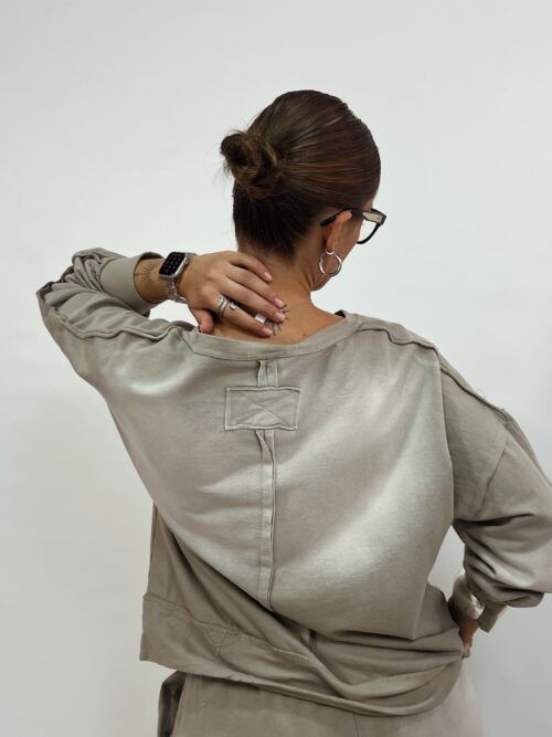 SUDADERA CHANDAL GREY