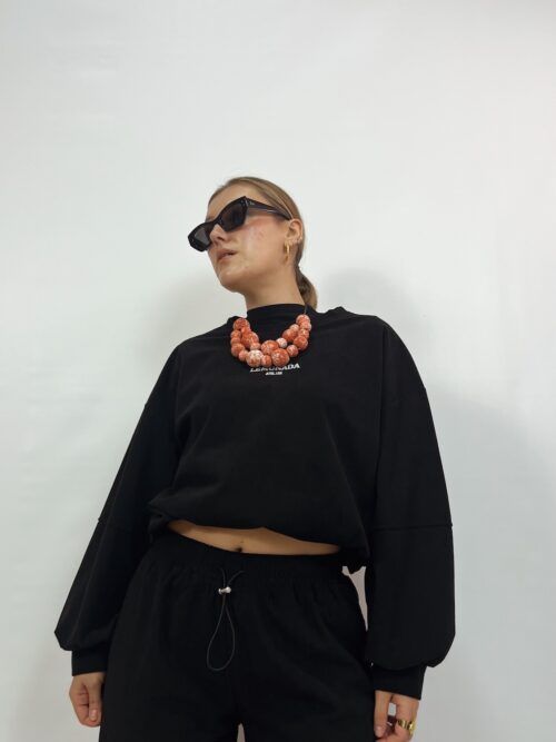 SUDADERA PANA BLACK ATELIER
