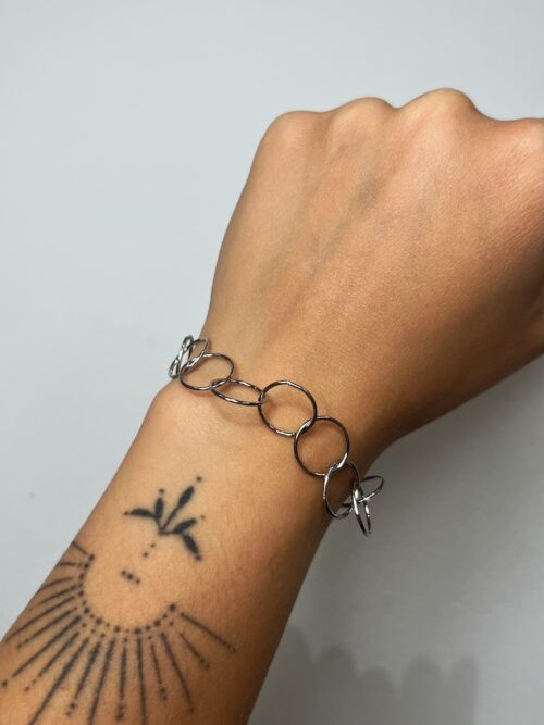 PULSERA MULTI ARO PL ACERO