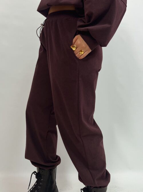 PANTALÓN JOGGER PANA PURPLE