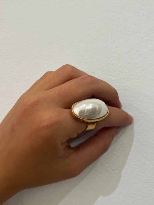 ANILLO PEARL MAXI ACERO
