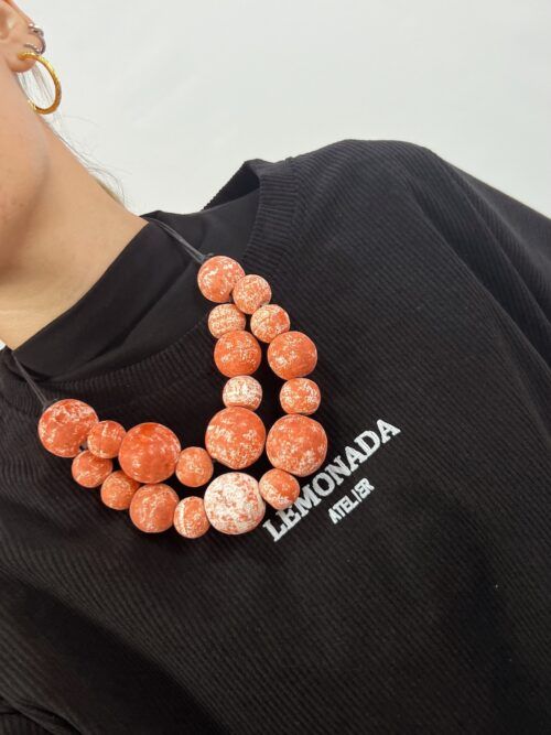 COLLAR BOLAS COCO RED