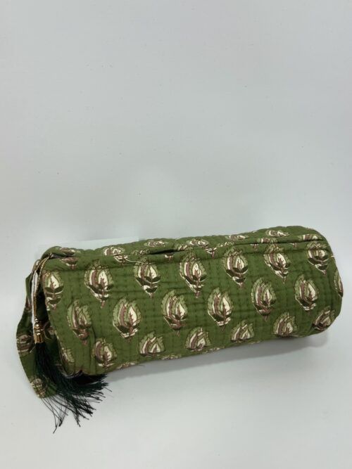 ESTUCHE PEQ. FORRADO GREEN
