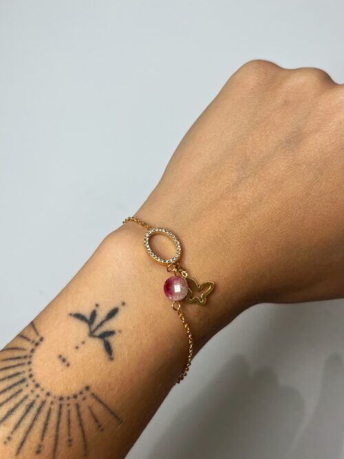 PULSERA ACERO BUTTERFLY
