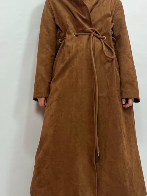ABRIGO LARGO CAMEL LUM