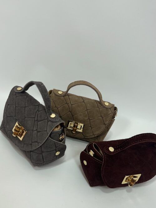 BOLSO ANTE ROMBO 100% PIEL